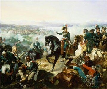 Bataille de Zurich le 25 septembre 1799 la bataille de Zurich par Francois Bouchot guerre militaire Peinture à l'huile